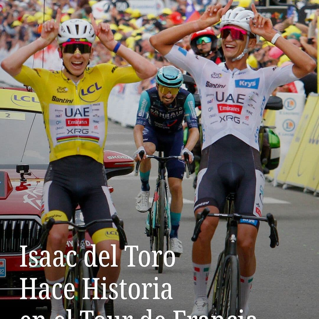 Isaac del Toro hace Historia en Tour de Francia