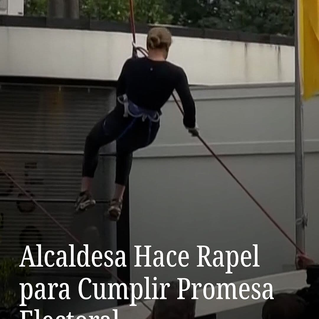 Alcaldesa Hace Rapel para Cumplir Promesa Electoral