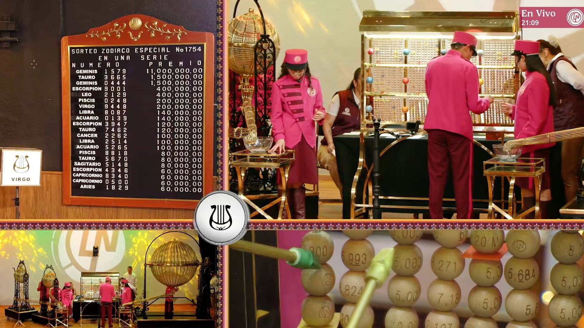 Resultado Premio Mayor Sorteo Zodiaco 1754 de la Lotería Nacional Hoy 26 de Julio del 2026