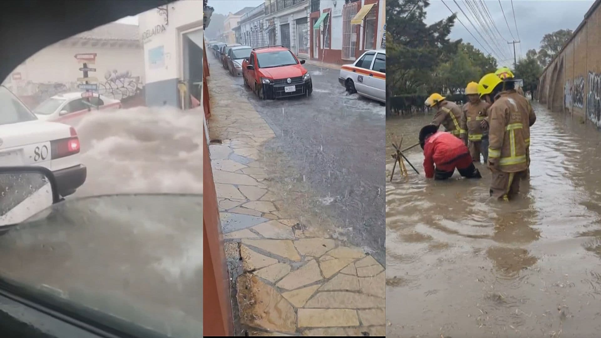 Fuertes Lluvias Dejan Bajo el Agua a San Cristóbal de las Casas, Chiapas