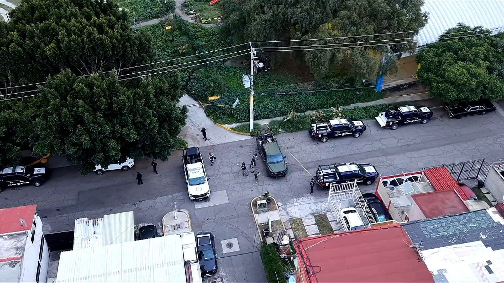 Así Se Ve Desde el Aire Operativo tras Hallazgo de Armas en Casa de Fuentes de Ecatepec