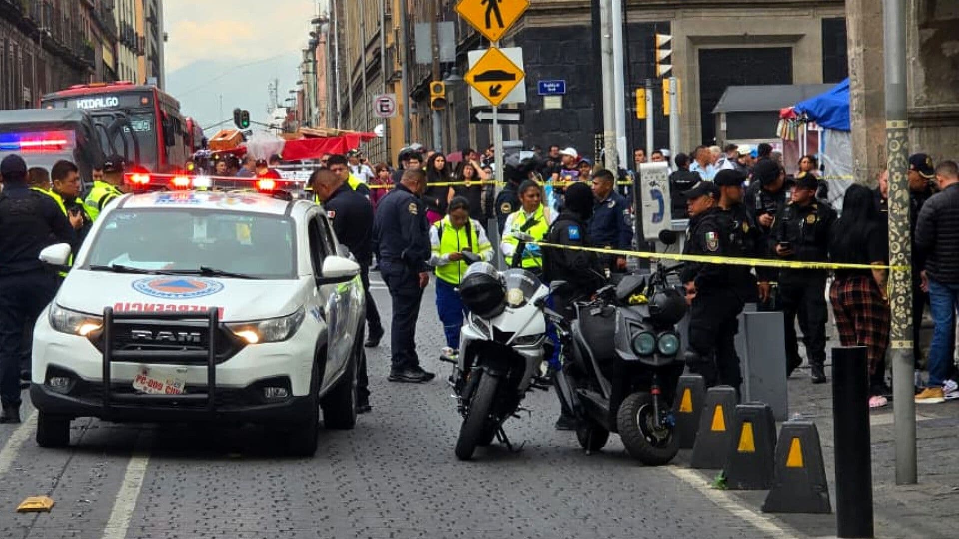 CRONOLOGÍA: Así Fue la Balacera en el Centro Histórico de CDMX que Dejó un Muerto