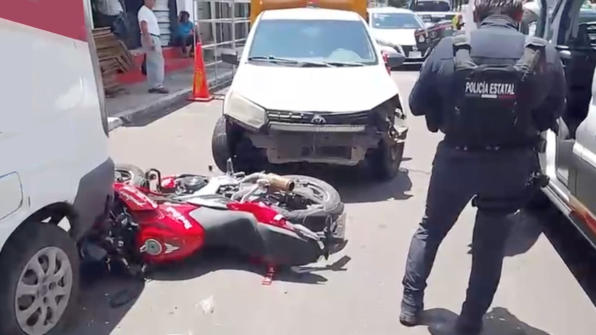 Dos Motociclistas Terminan Lesionados tras Choque en Córdoba Veracruz