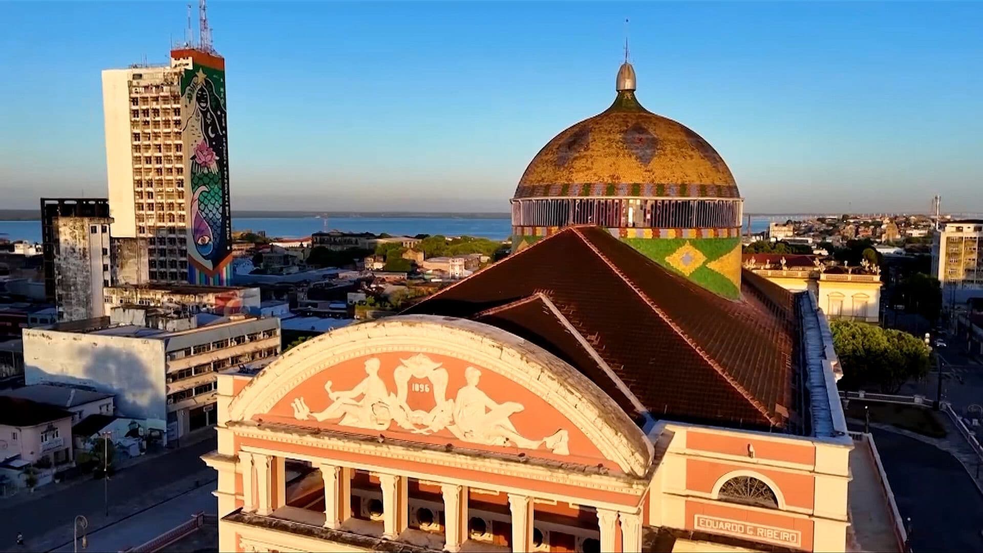Declaran a Teatros Amazonas de Manaos y De la Paz, en Belém, Patrimonio de la Humanidad Protegido
