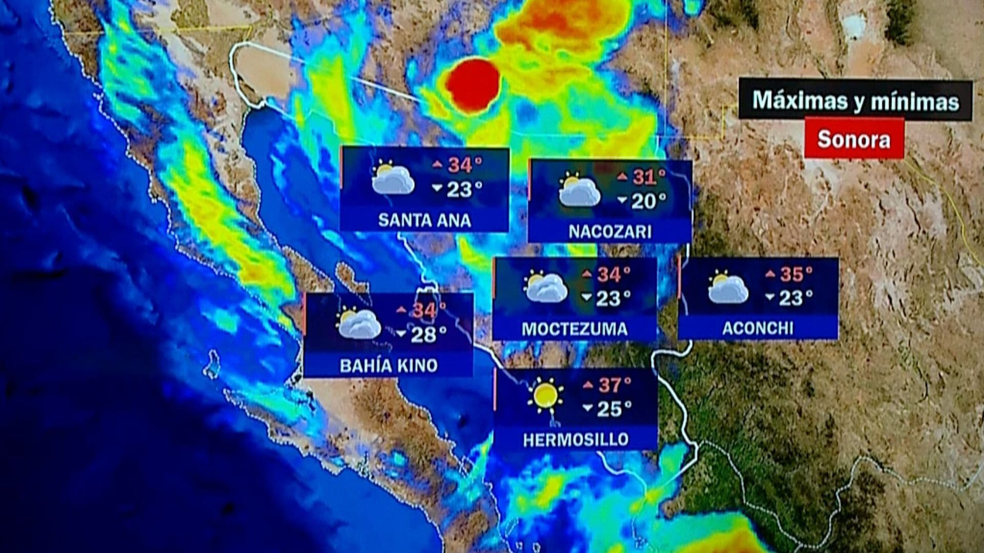 Clima en Sonora: Pronóstico de Hoy Martes 28 de Julio del 2026