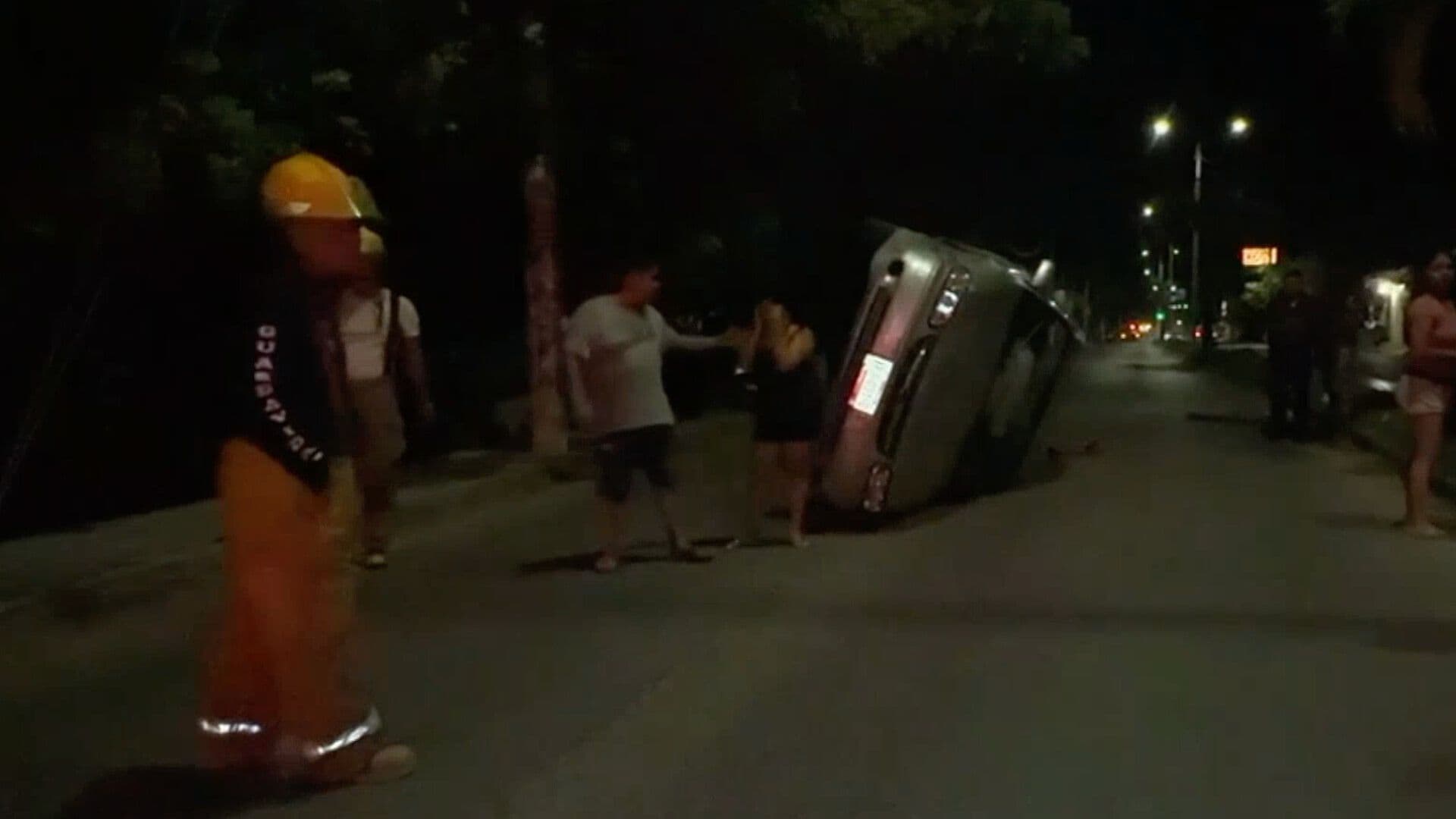 Choques y Volcadura son Ocasionados por Sujeto en Presunto Estado de Ebriedad en Veracruz