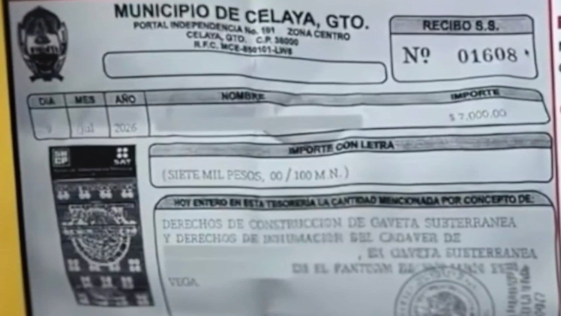 Hombre Estafa a Mujer que Compró un Lugar en el Panteón en San Juan de la Vega Guanajuato