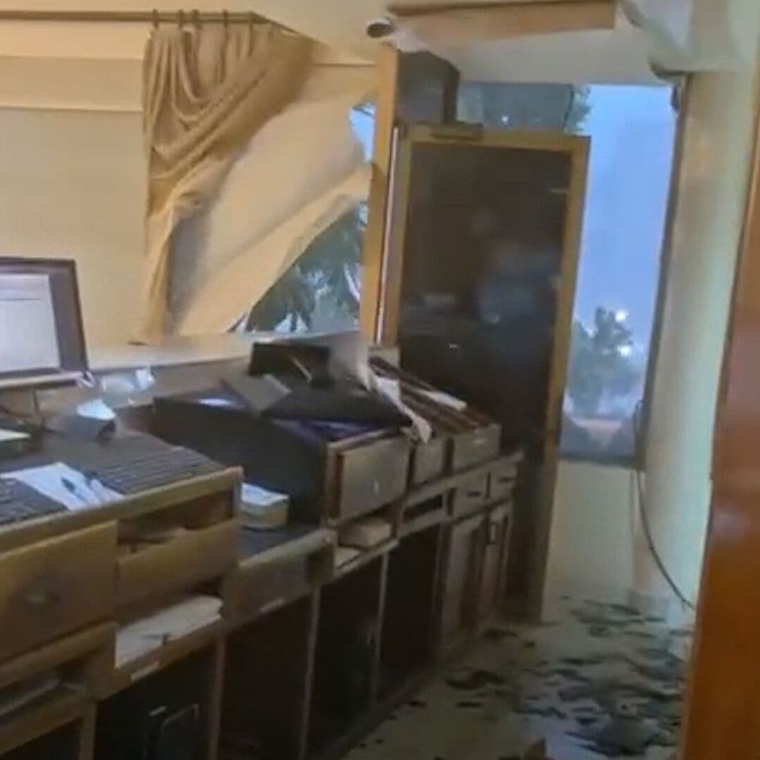 Microbrust Destroza Lobby de Hotel