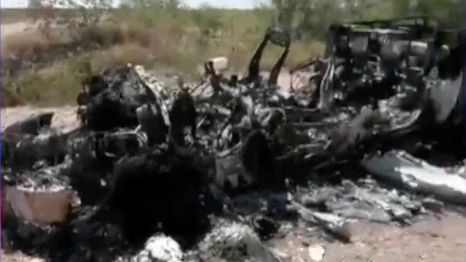 Enfrentamiento Cerca de Aldama Deja Vehículos Calcinados y con Balazos en Chihuahua