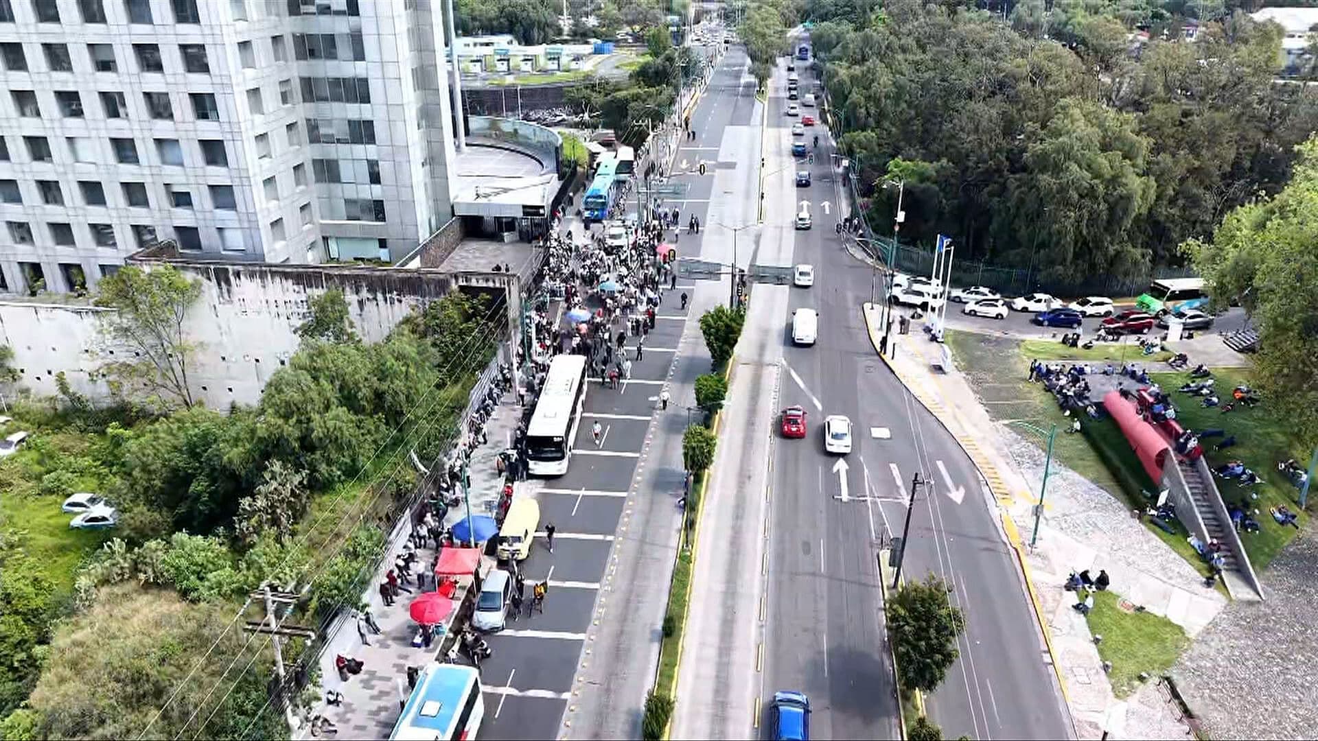 Manifestantes de Hidalgo Dialogan en Conagua tras Bloqueo Insurgentes y Eje 10