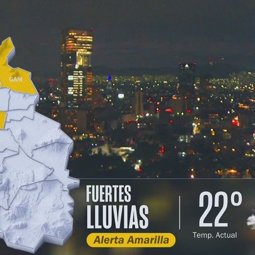 Emiten Alerta Amarilla por Fuertes Lluvias en Seis Alcaldías de CDMX