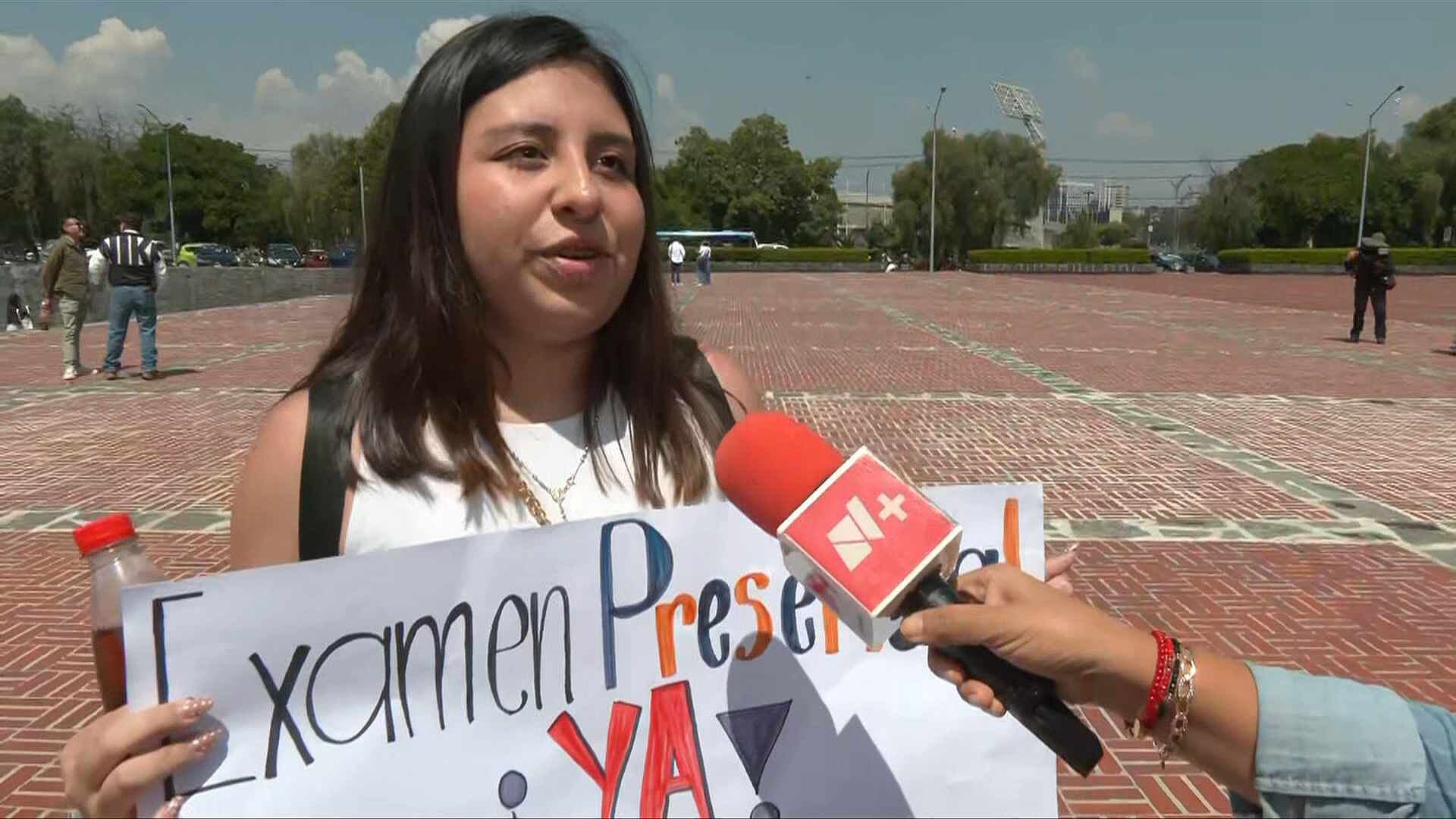 “La UNAM es Nuestra Única Oportunidad”: Aspirante Habla del Examen de Control Prescencial