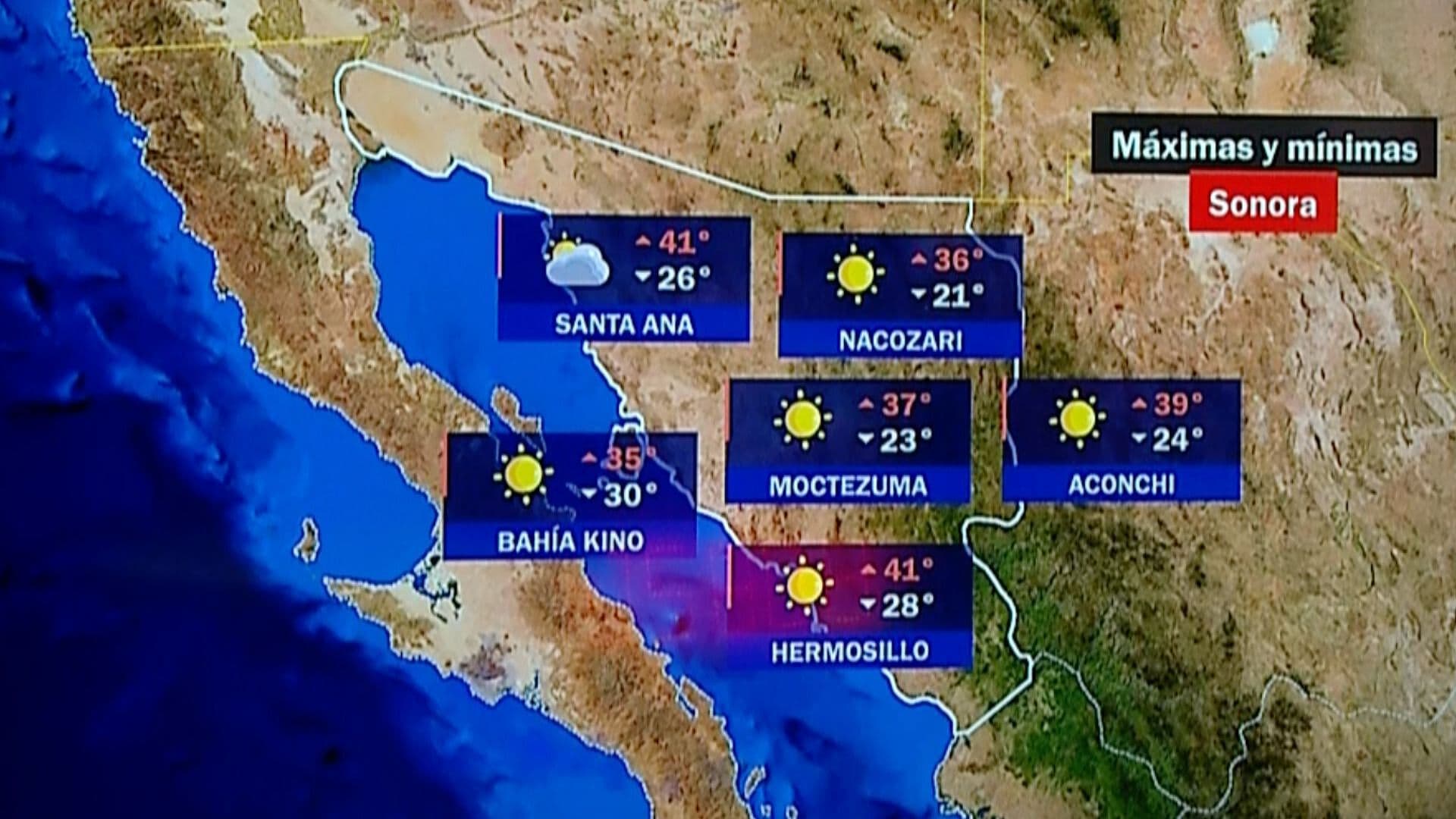 Clima en Sonora: Pronóstico de Hoy Viernes 31 de Julio del 2026