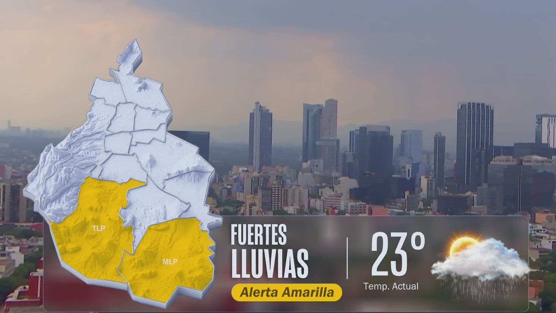 Emiten Alerta Amarilla por Fuertes Lluvias para Estas Dos Alcaldías de CDMX
