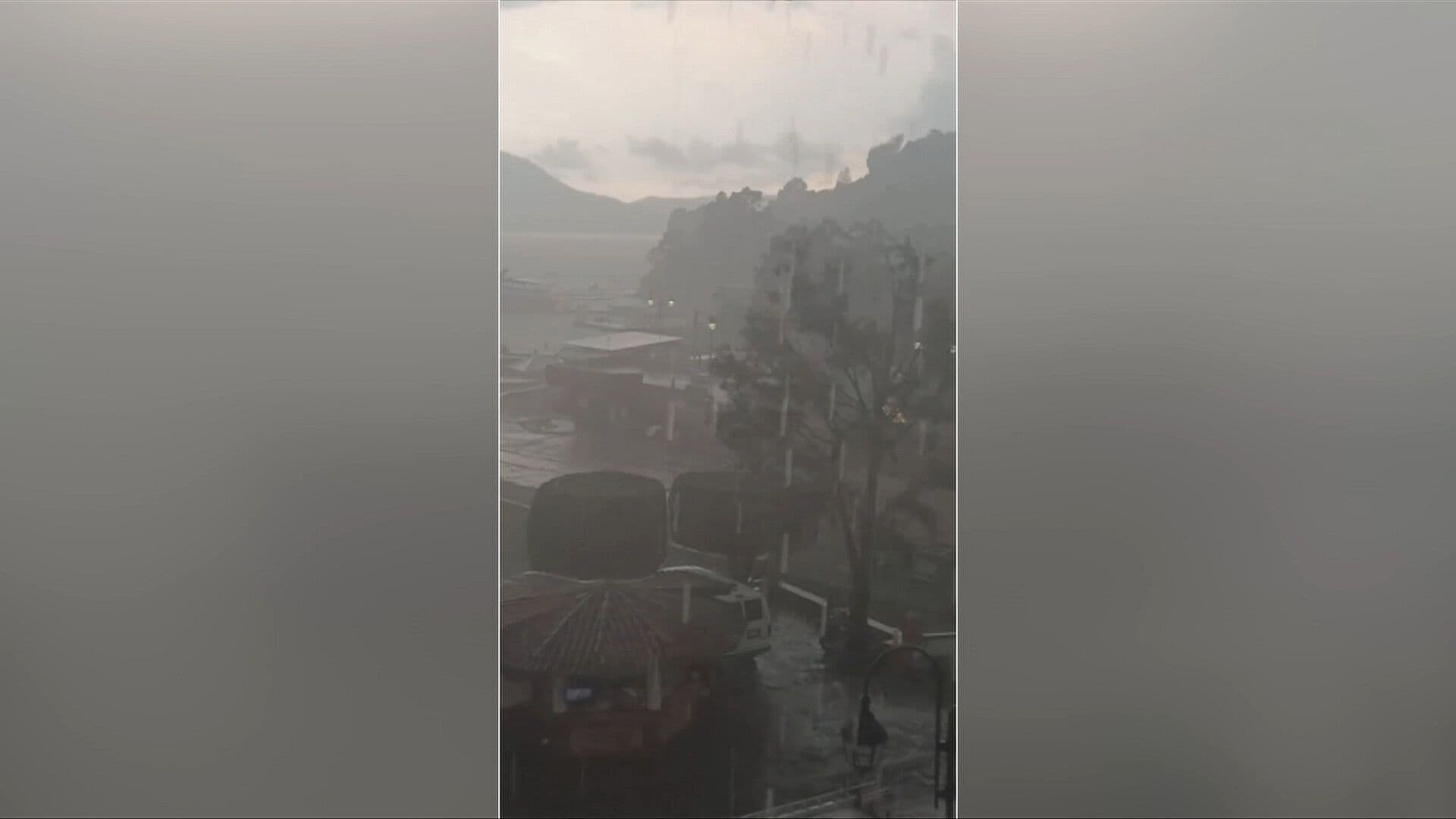 VIDEO | Cae tormenta Hoy 31 de julio sobre Valle de Bravo en el Estado de México