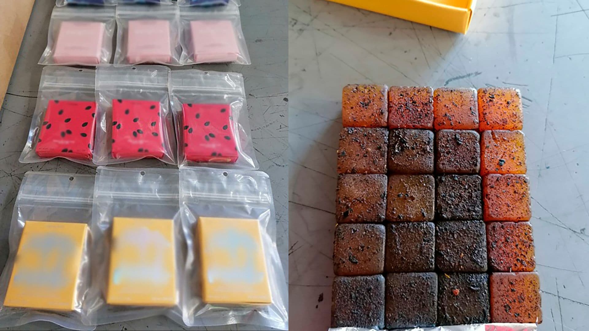 Incautan 240 Gomitas con Cannabis en el Aeropuerto Internacional de Toluca