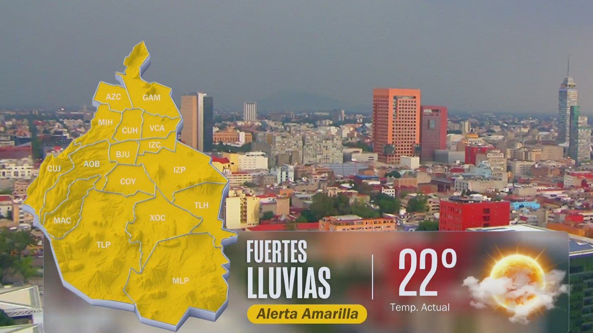 Emiten Alerta Amarilla por Fuertes Lluvias para Estas Dos Alcaldías de CDMX