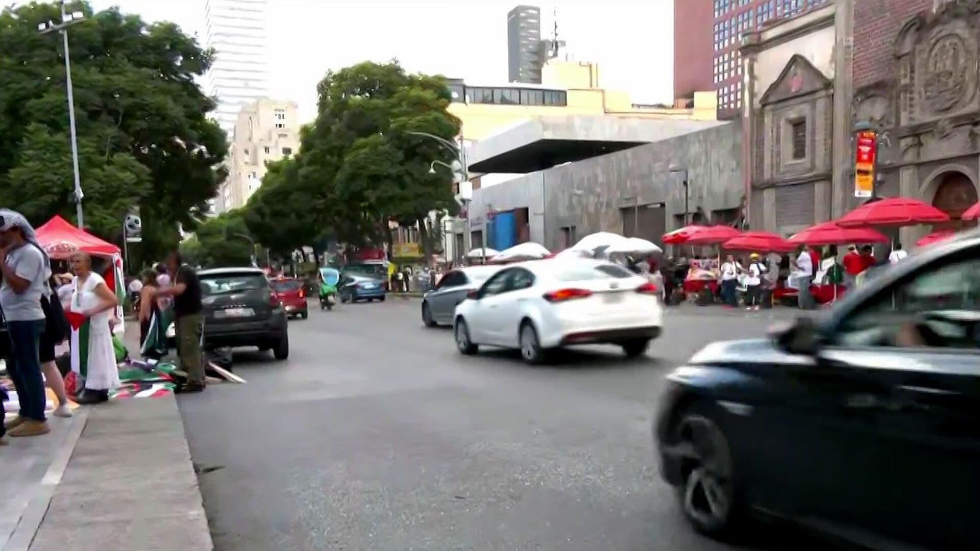 Reabrieron Avenida Juárez Tras Manifestación Pro Palestina en la Ciudad de México