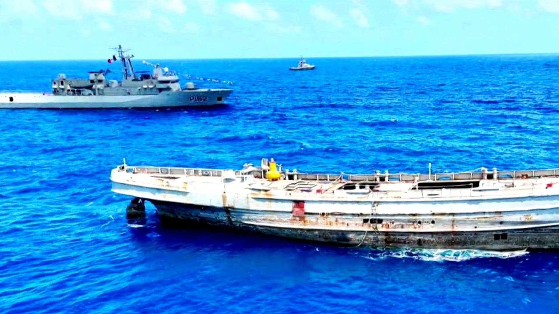 Hundieron Ex Buque “Seri” Frente a Matamoros Para Crear Arrecife Artificial