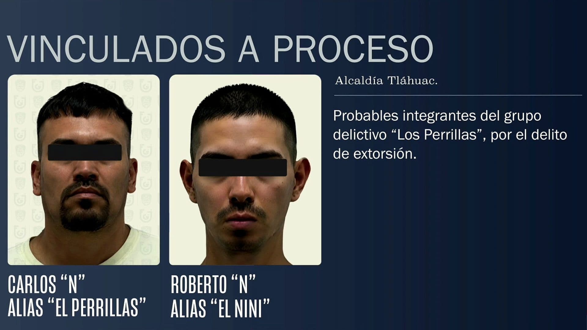 Vinculan a “El Perrillas” y “El Nini” por Extorsión Agravada a Comerciante en Tláhuac, CDMX