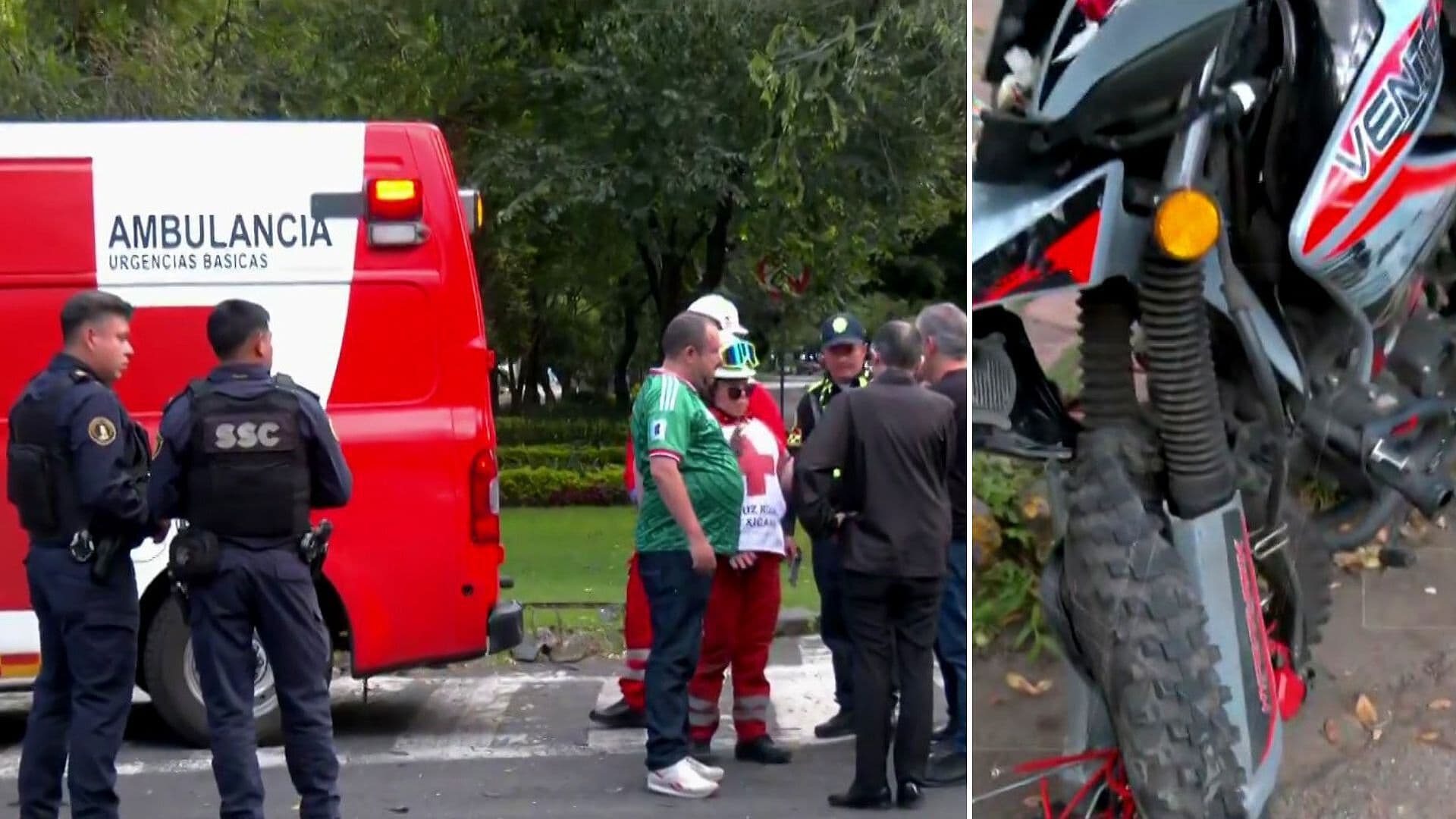 Motociclista Resultó Gravemente Lesionado Tras Chocar Contra Camioneta en Miguel Hidalgo, CDMX