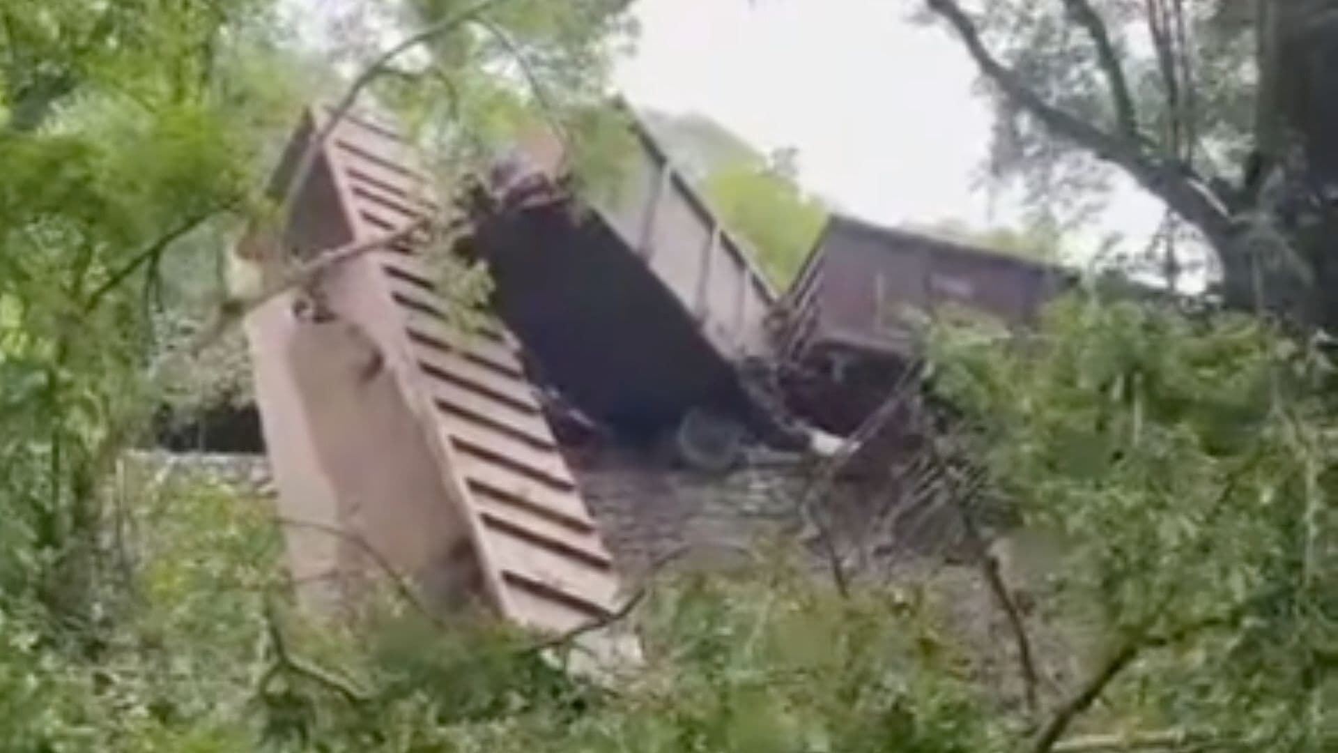 Descarriló Tren de Carga en Tecomán, Colima; No Reportaron Personas Lesionadas