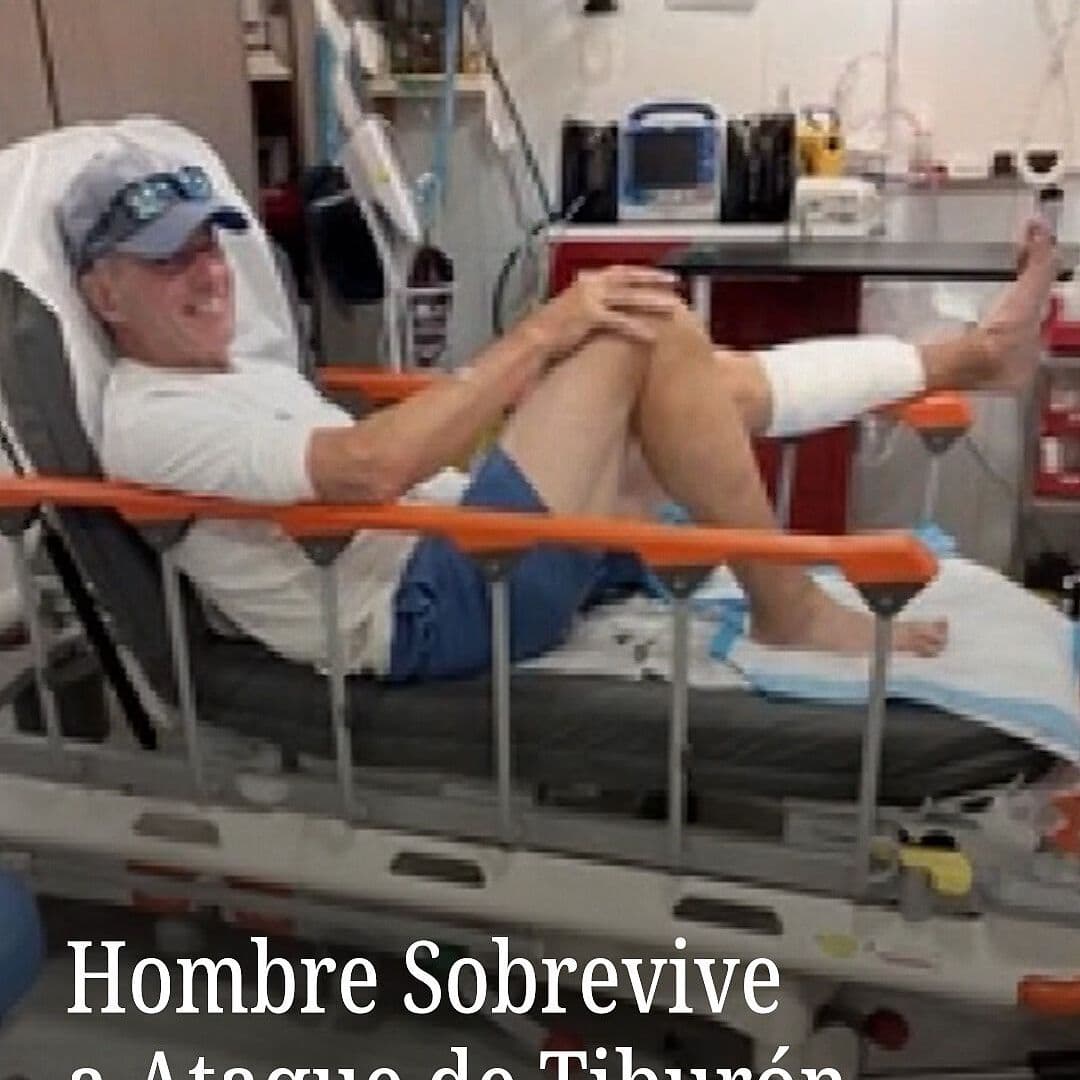 Hombre Sobrevive a Ataque de Tiburón