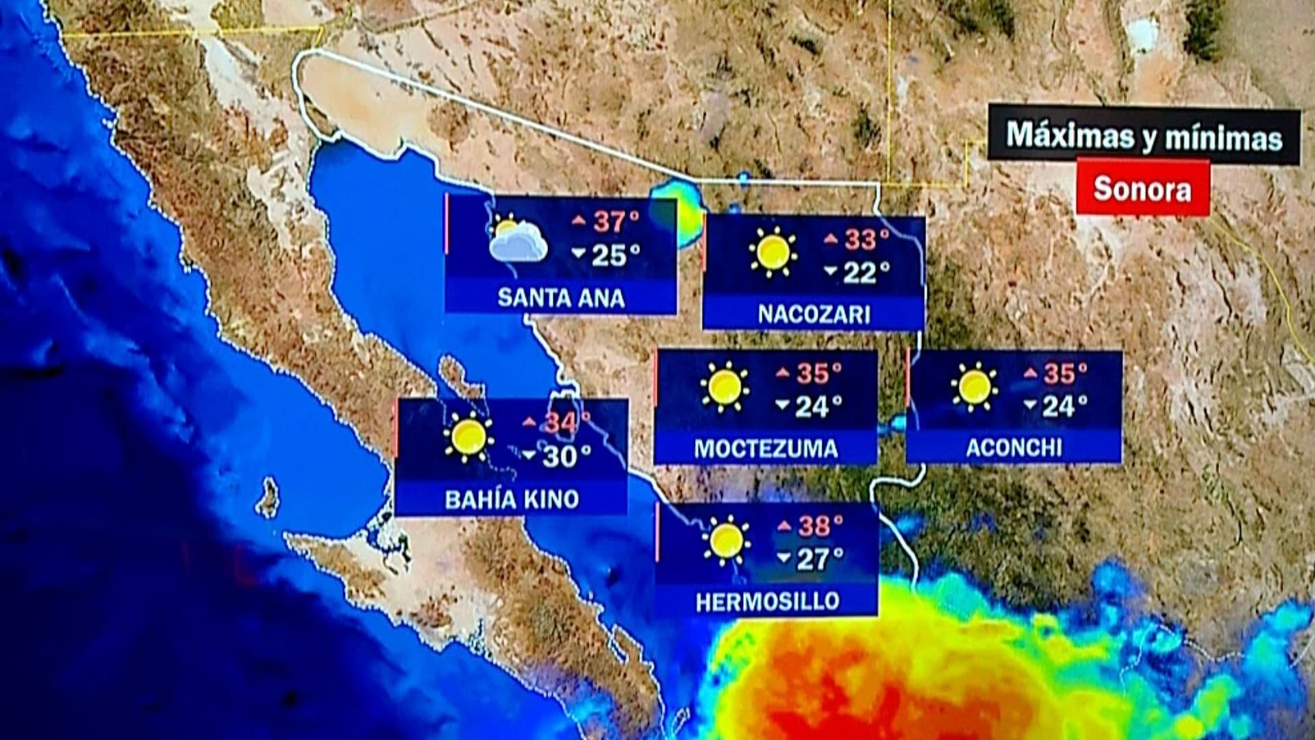Clima en Sonora: Pronóstico de Hoy Lunes 3 de Agosto del 2026