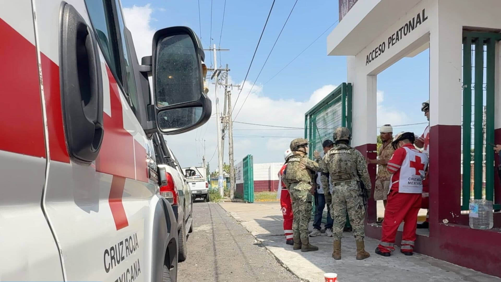 Hombre Lesionado Genera Movilización de Cuerpos de Emergencias en Calles de Veracruz