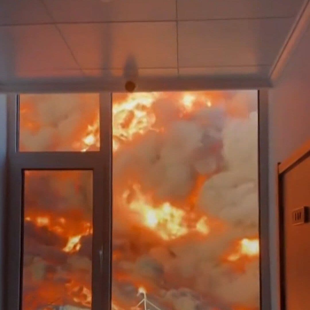Incendio de Fábrica Visto desde Adentro