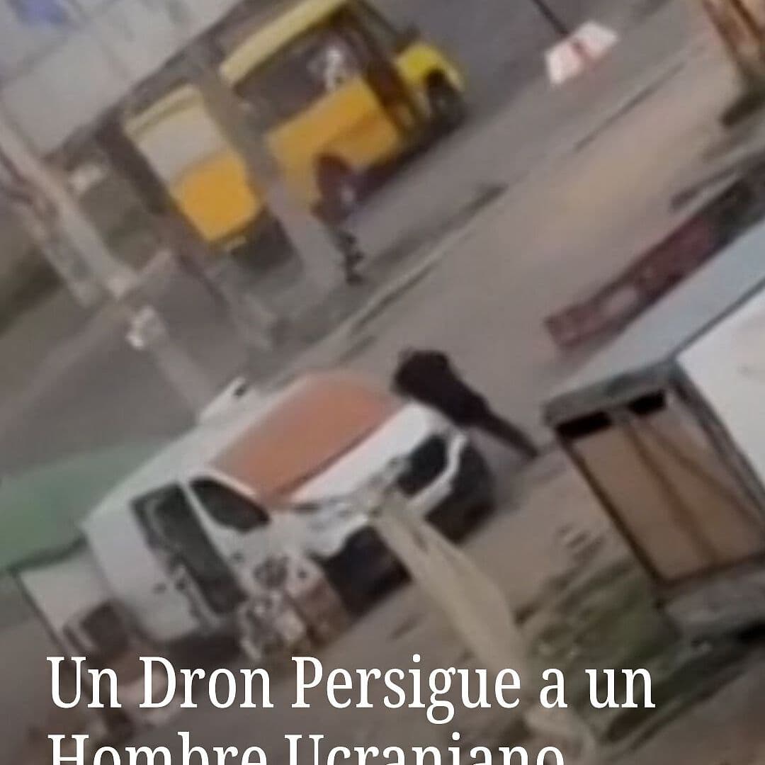 Dron Persigue a un Hombre Antes de Explotar