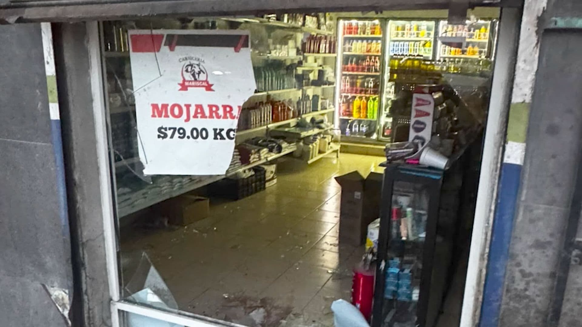 Presunta Banda de Ladrones Roba Carnicería en Escobedo, Nuevo León