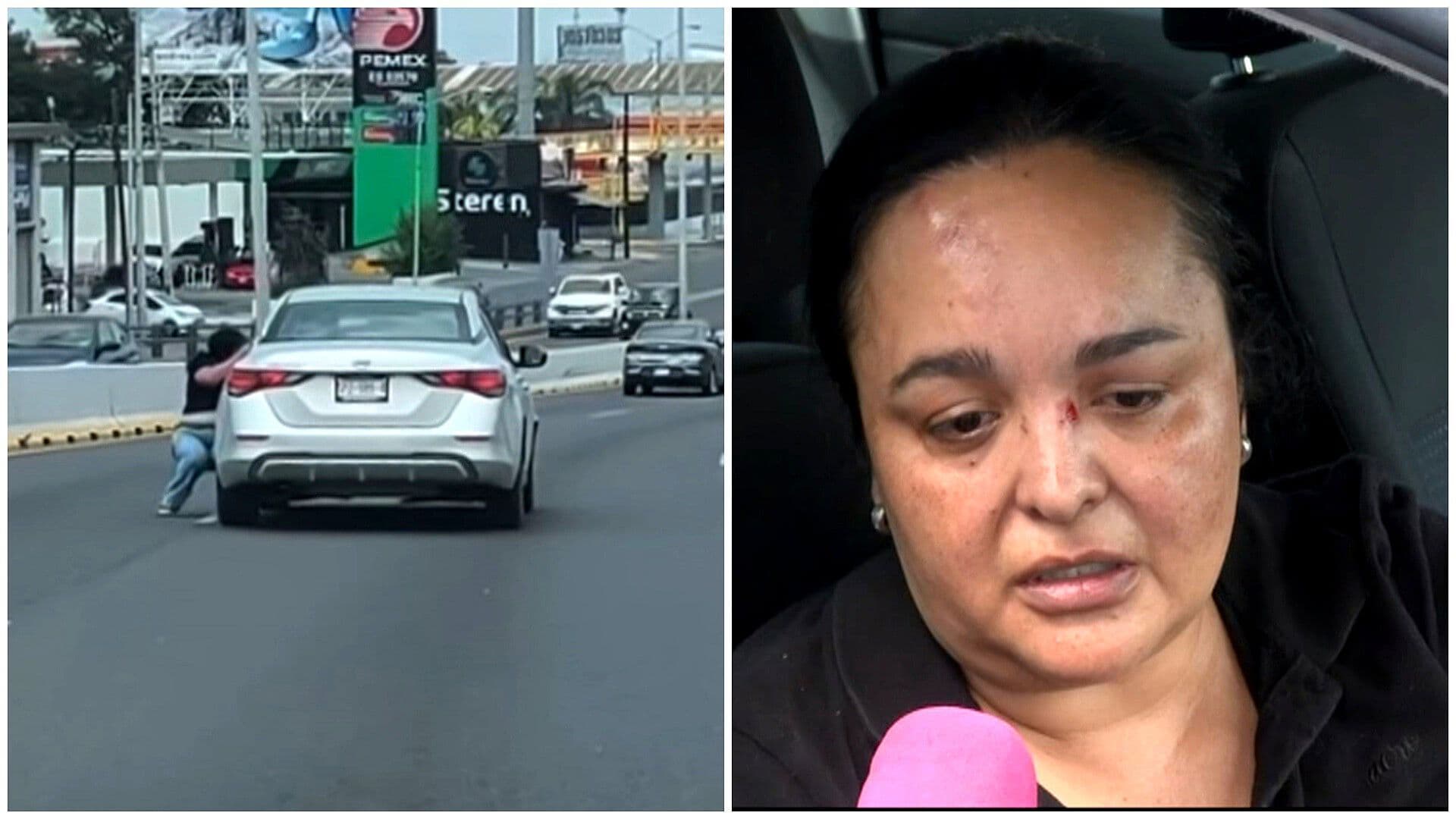 ‘Dijo que Era Doctor’; Víctima Relata Cómo Fue Arrastrada por Automovilista en Monterrey; Pide Apoyo