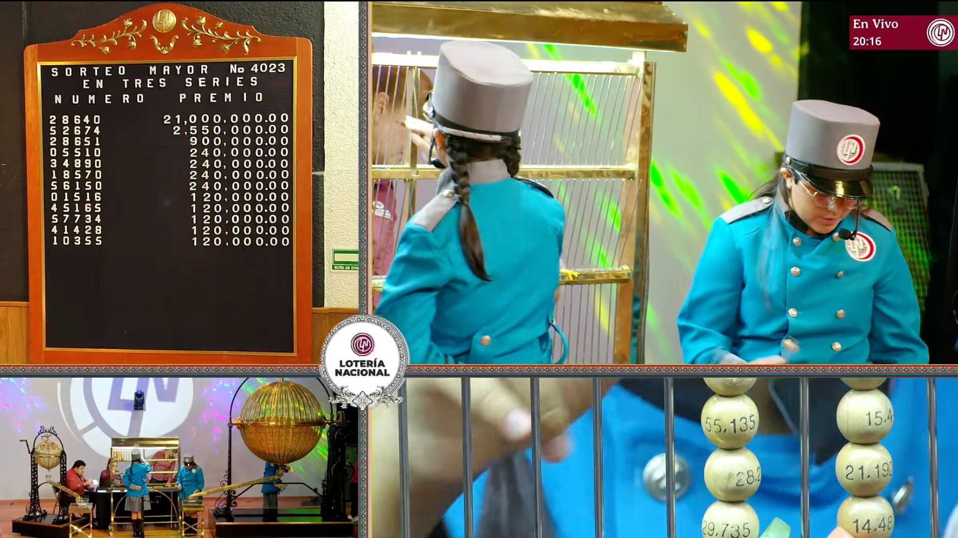 Resultado Premio Sorteo Mayor 4023 Lotería Nacional de Hoy 4 de Agosto del 2026
