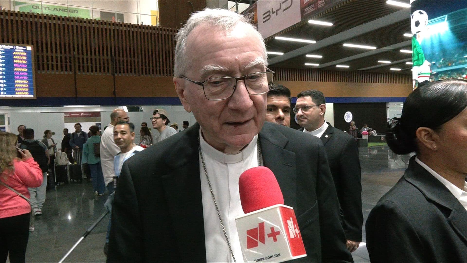 Sheinbaum Recibirá en Palacio Nacional al Secretario de Estado del Vaticano, Pietro Parolin