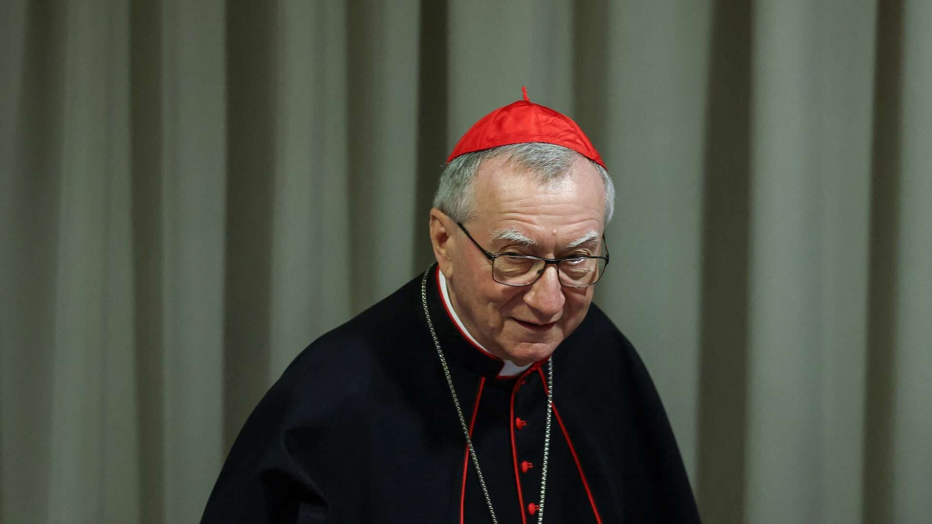 Cardenal Pietro Parolin Llega a Palacio Nacional para Reunión con Sheinbaum