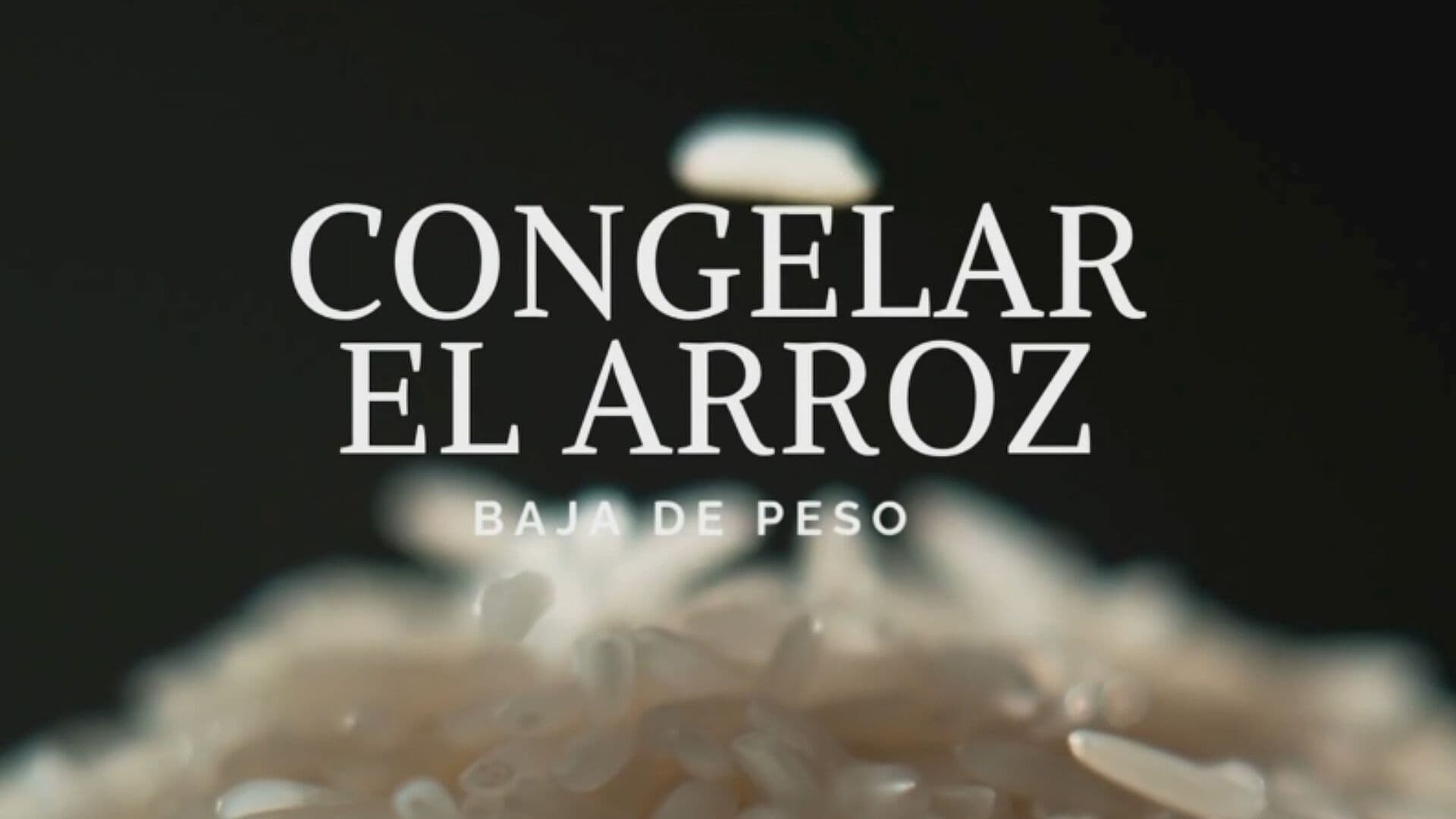 Bajar de Peso con Arroz Congelado: ¿Mito o Realidad?