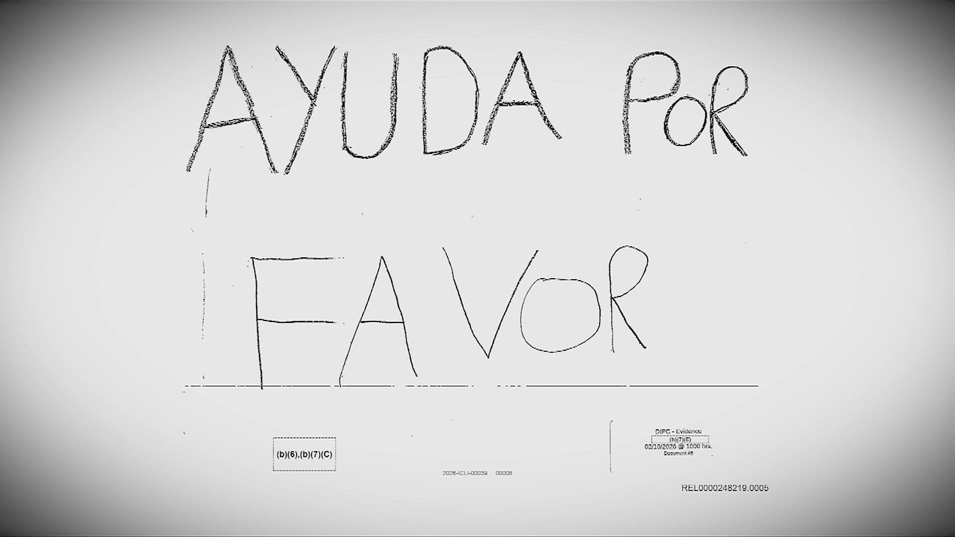'Ayuda' y 'Libertad', Palabras Que Abundan en Dibujos de Menores Detenidos en Centros de ICE