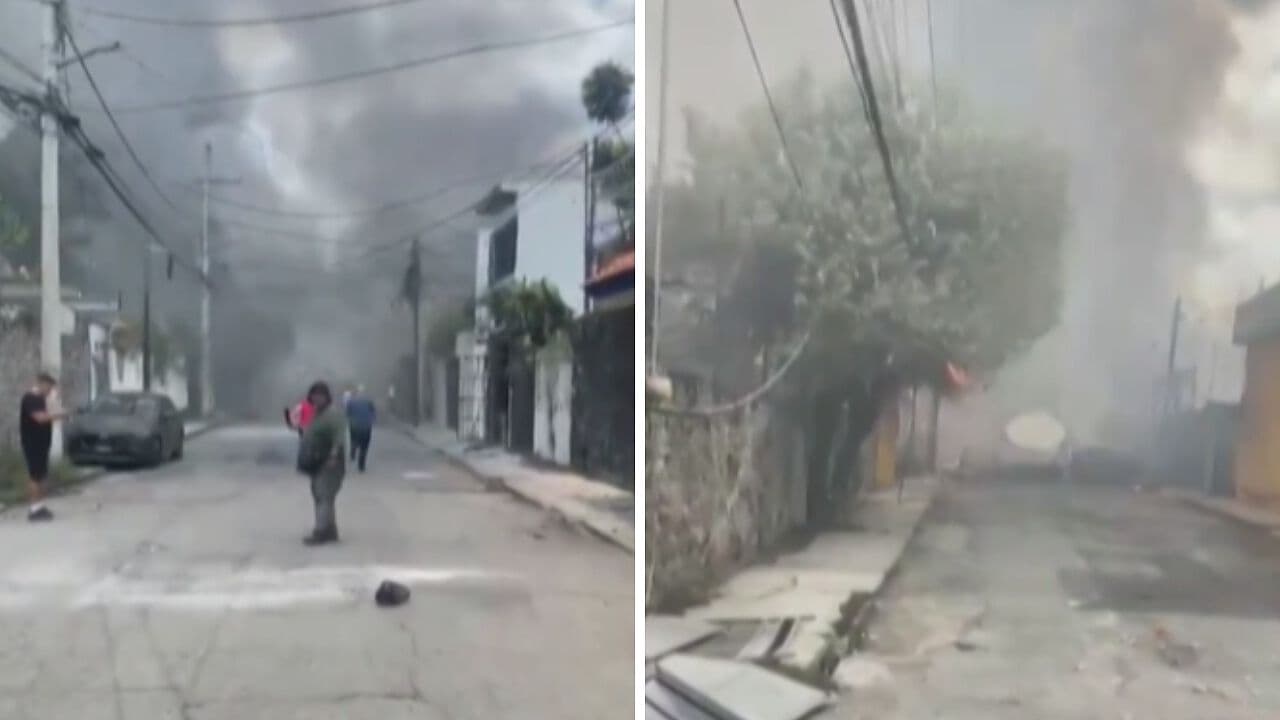 VIDEOS del Momento Exacto de la Explosión de Pipa de Gas en Cuernavaca, Morelos
