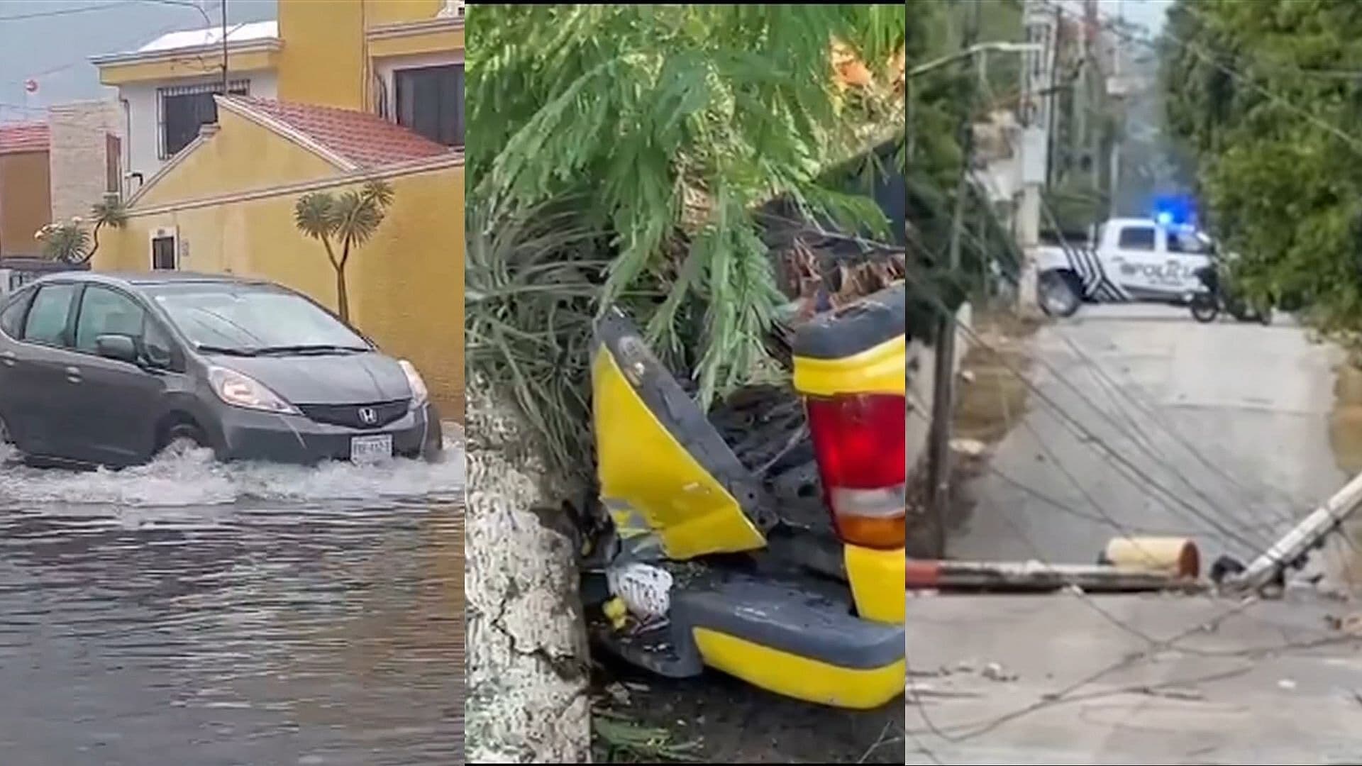 Lluvias Causaron Afectaciones en Varios Estados del Sureste de México