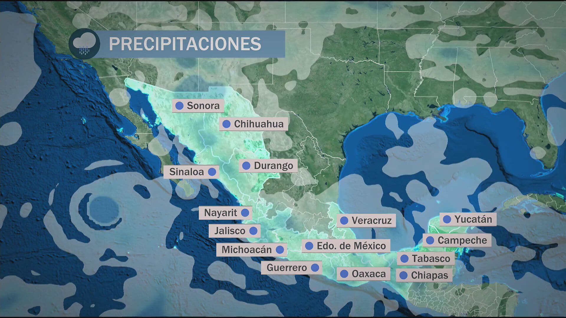 Prevén Fuertes Lluvias, Granizo y Descargas Eléctricas Esta Noche de Viernes
