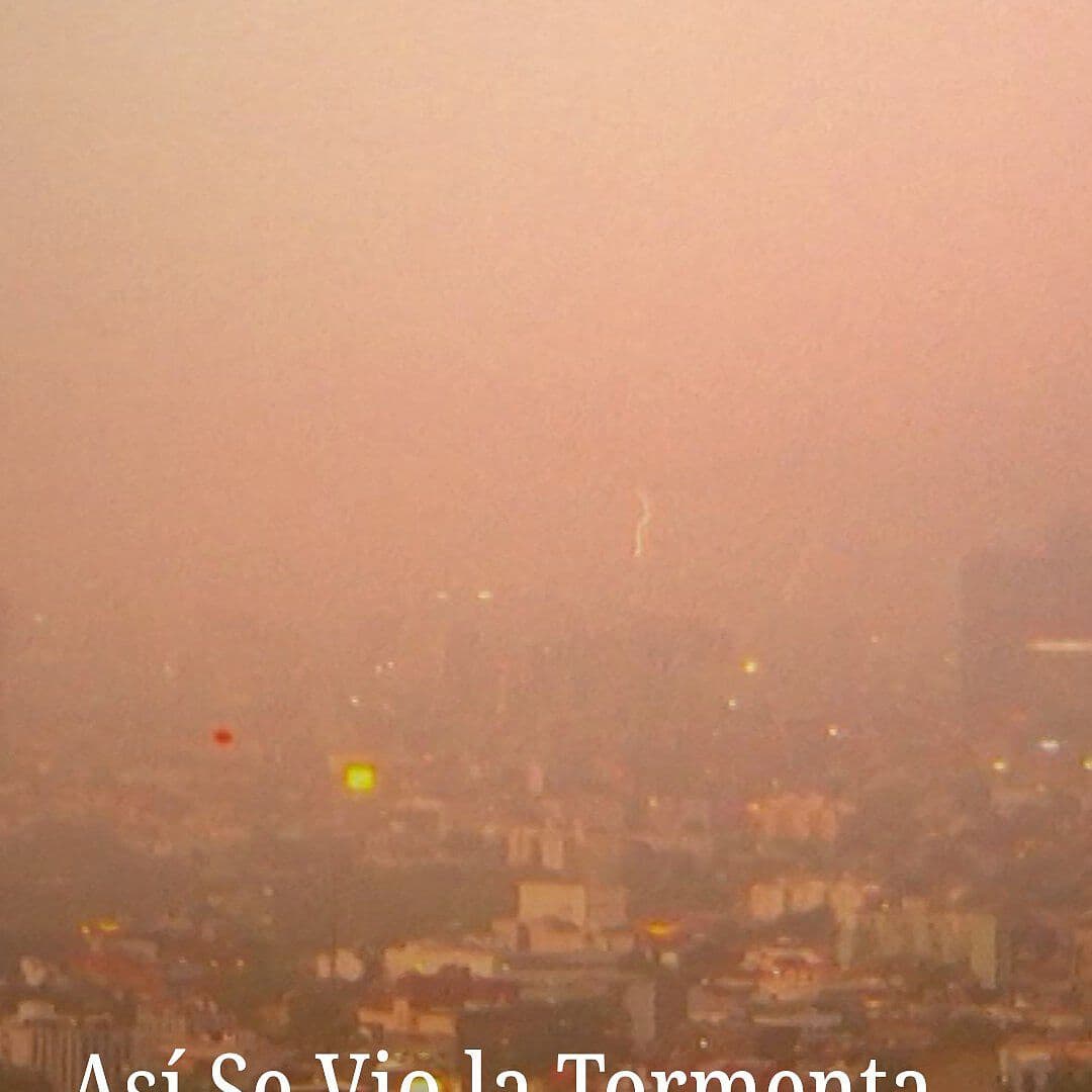 Así Se Vio la Tormenta Eléctrica en Chapultepec, CDMX