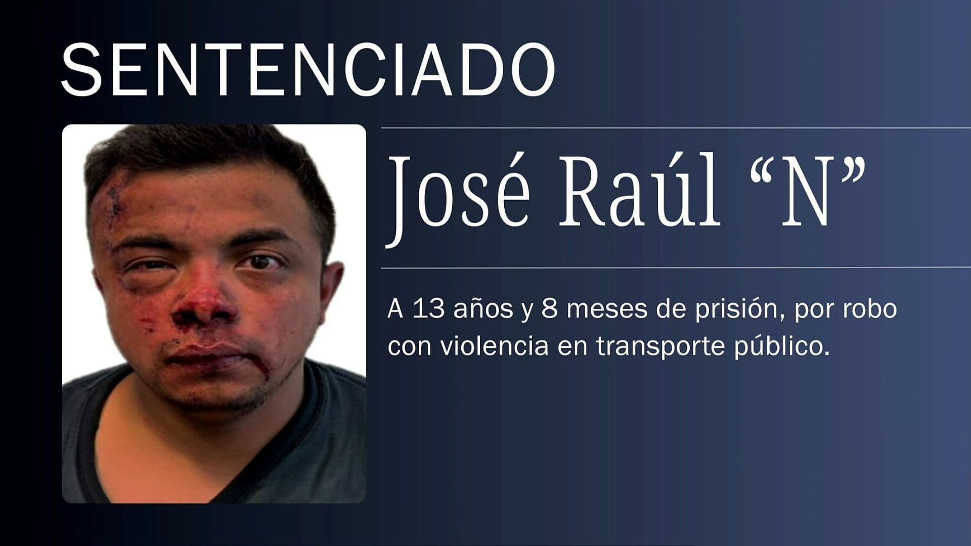 Sentencian a 13 Años y 8 Meses a Ladrón que Asaltó Transporte Público en Xalostoc, Edomex