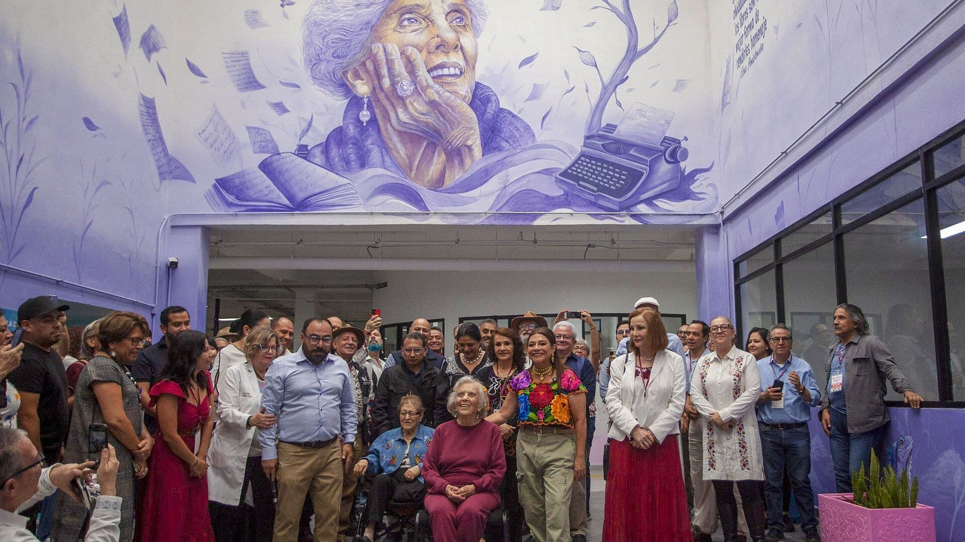 Clara Brugada Inaugura Utopía Elena Poniatowska en Coyoacán, CDMX
