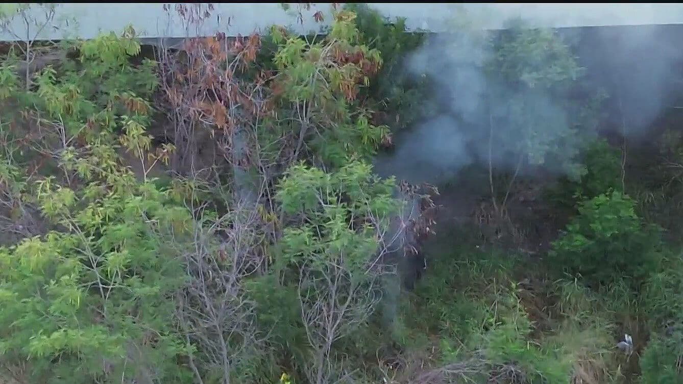 Provoca Hombre Incendio y se Da a la Fuga en Mnoterrey