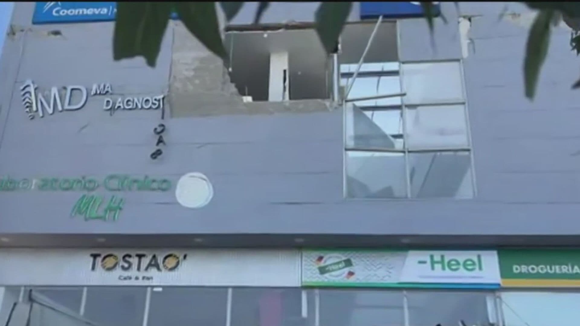 Cámara de N+ Capta Centro Médico Dañado tras el Fuerte Sismo en Colombia