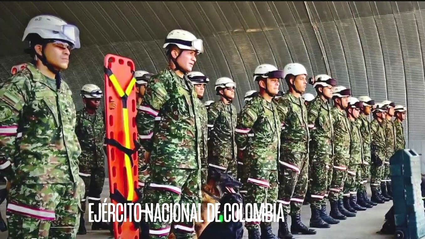 Ejército de Colombia Desplegará Soldados Rescatistas Tras el Temblor de Esta Mañana