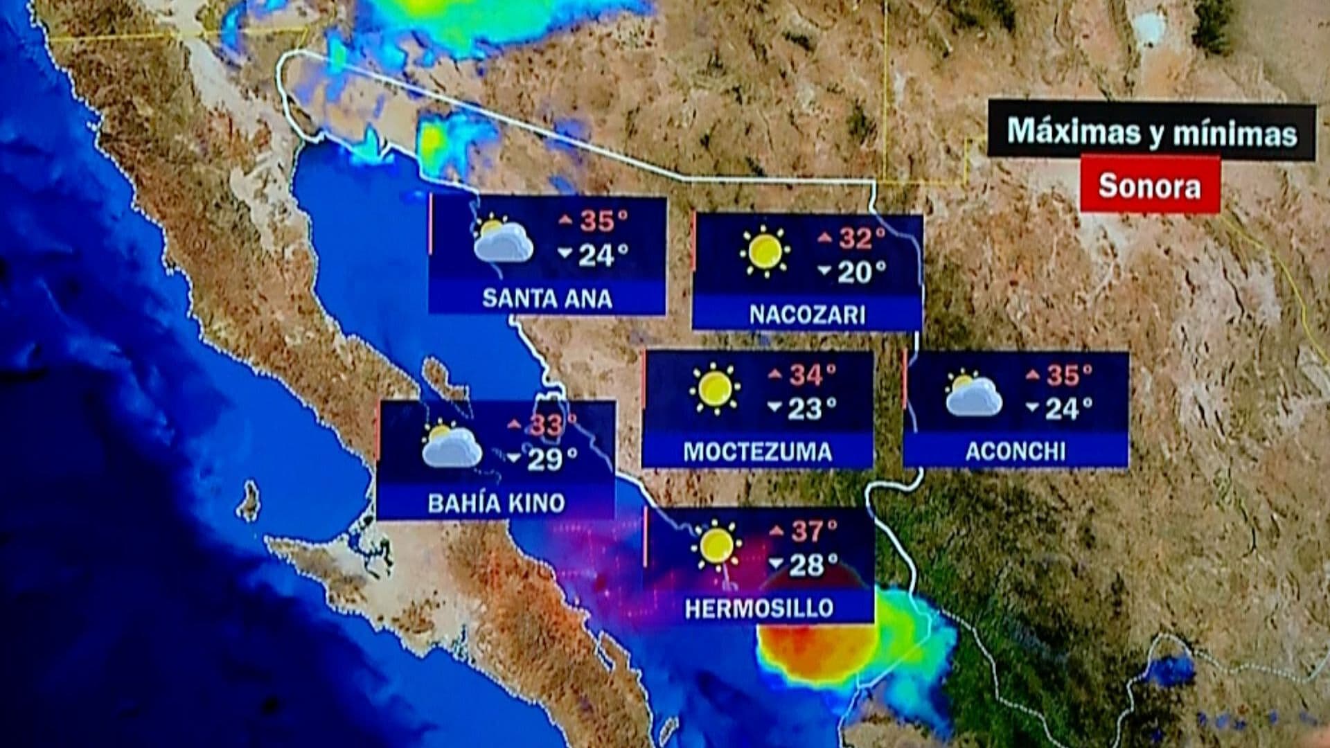 Clima en Sonora: Pronóstico de Hoy Lunes 10 de Agosto del 2026