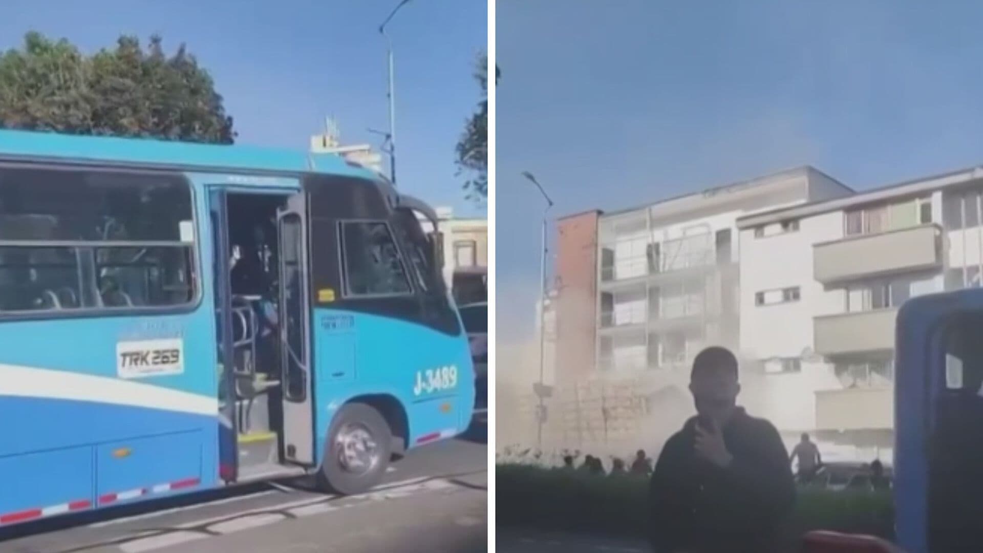 VIDEO | Edificio se Tambalea Hasta Derrumbarse Durante Temblor en Colombia