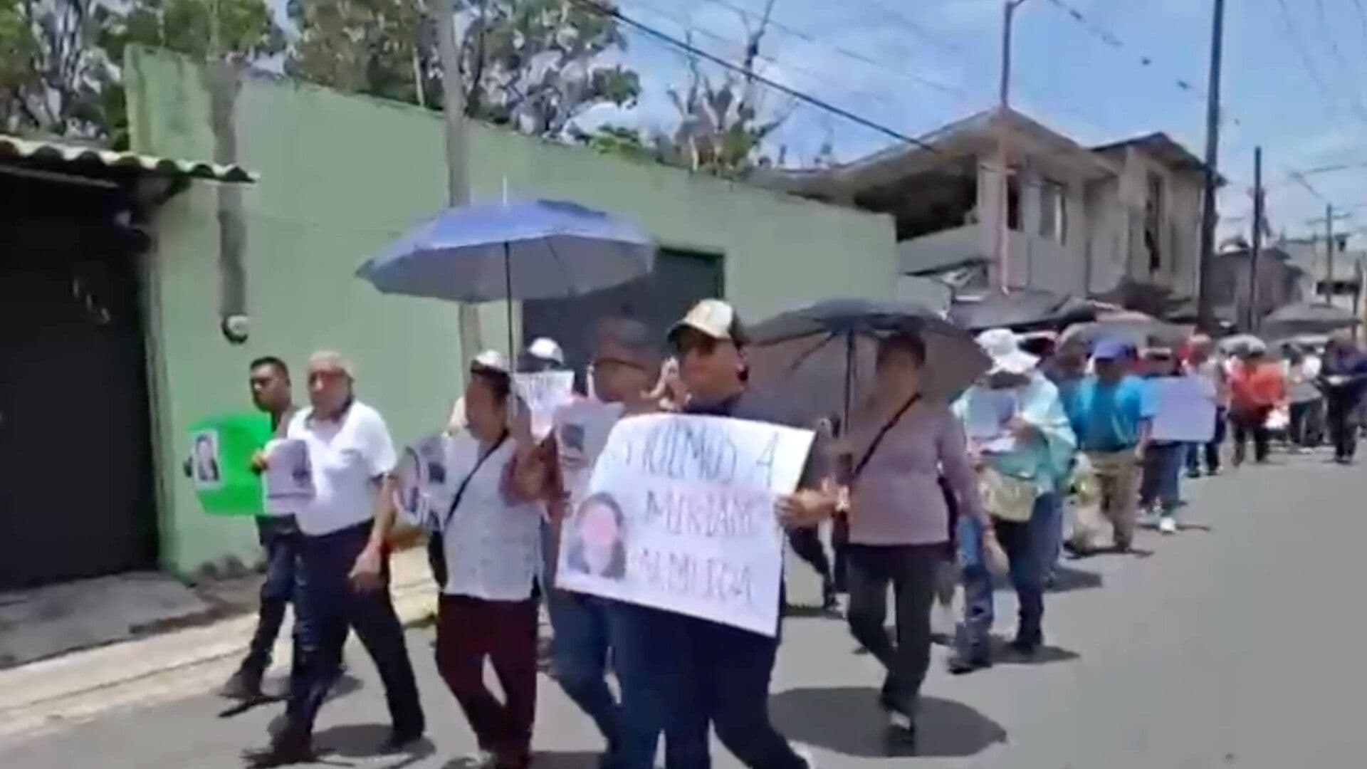 Realizan Marcha para Exigir la Localización de Miriam Almeida en Veracruz